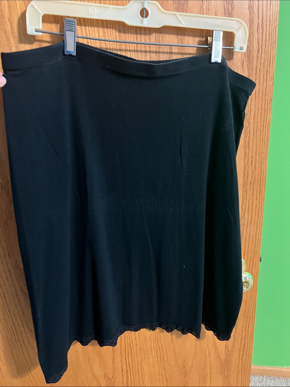 Merona Black Women's A-Line Skirt XL